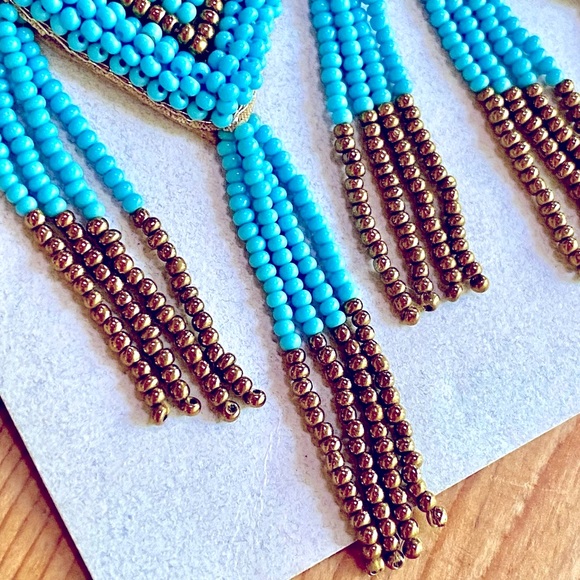 NWT Anthropologie Deepa Beaded Diamond Chandeliers - Picture 11 of 14